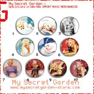 Madonna - Ray Of Light , Frozen / Bedtime Stories Pinback Button Badge Set ( or Hair Ties / 4.4 cm Badge / Magnet / Keychain Set )